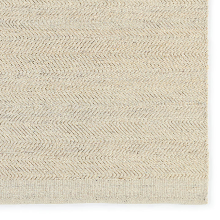 Kate Lester + Jaipur Living Esdras Handmade Solid Beige/ Ivory Area Rug (2'X3')