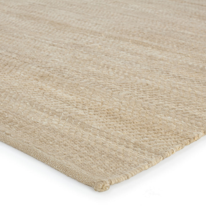 Kate Lester + Jaipur Living Esdras Handmade Solid Beige/ Gray Area Rug (10'X14')