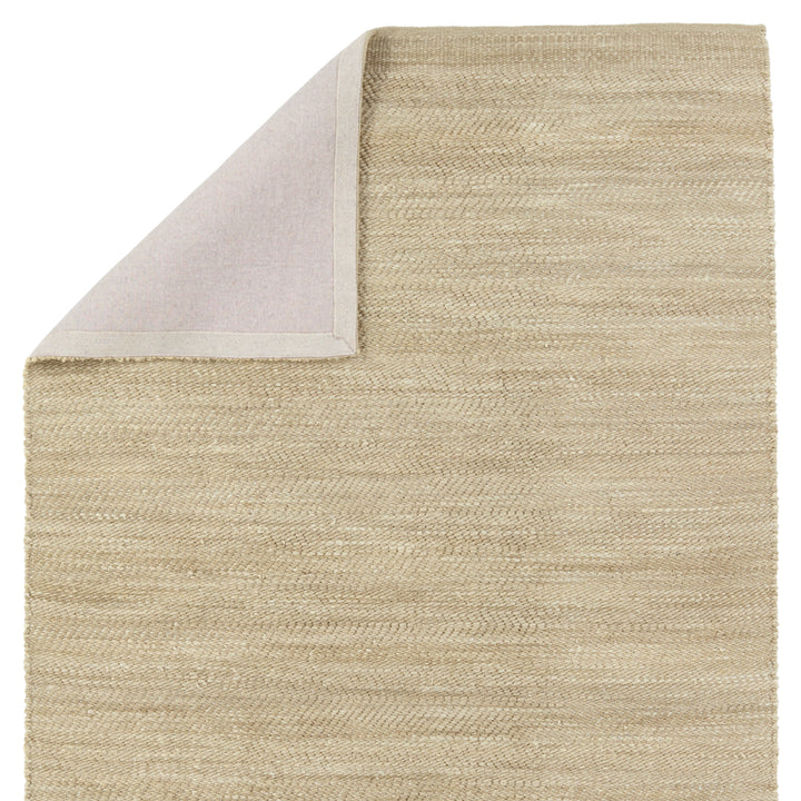 Kate Lester + Jaipur Living Esdras Handmade Solid Beige/ Gray Area Rug (10'X14')