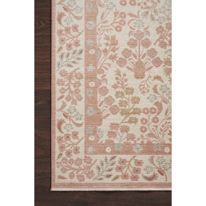 Rifle Paper Co. x Loloi Holland Blush 3'-7" x 5'-1" Accent Rug