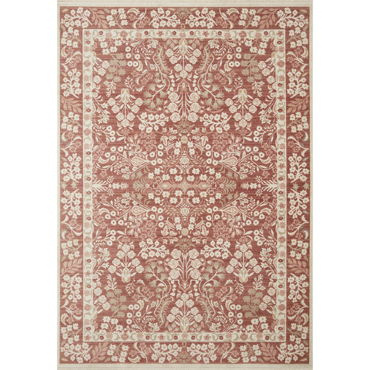 Rifle Paper Co. x Loloi Holland Crimson 3'-7" x 5'-1" Accent Rug