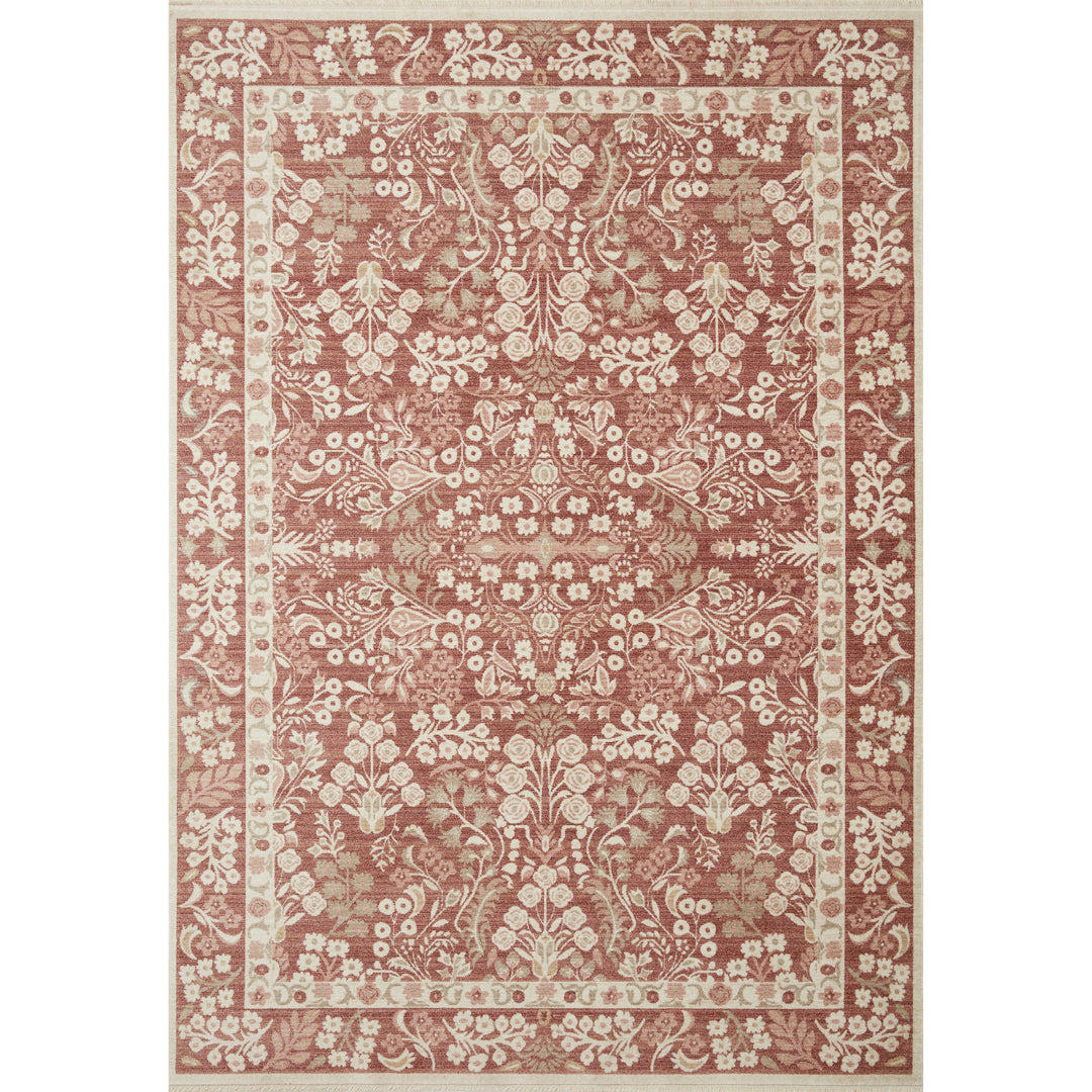 Rifle Paper Co. x Loloi Holland Crimson 2'-7" x 8'-0" Runner Rug