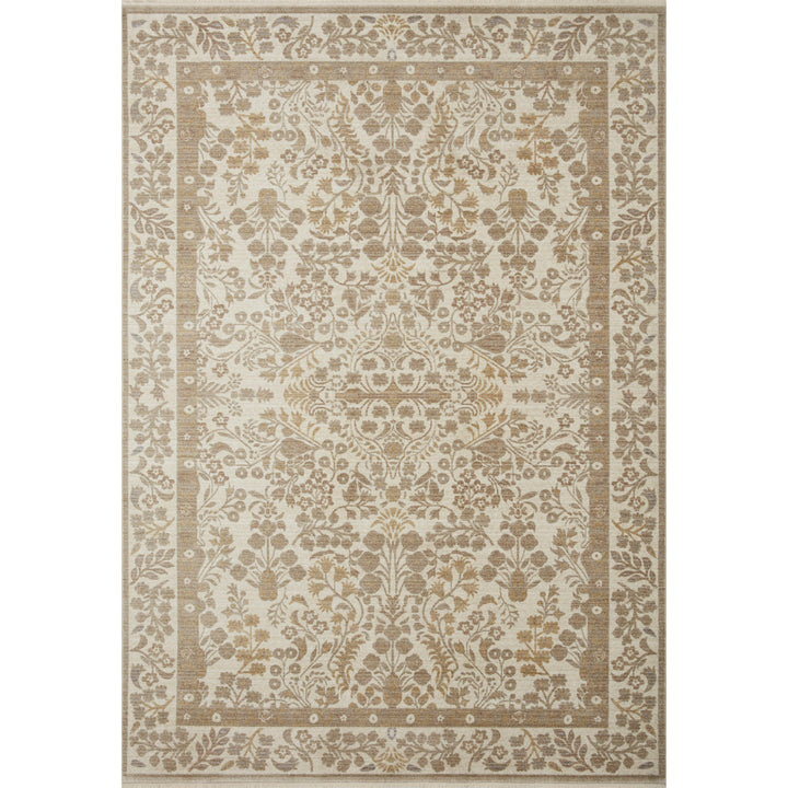 Rifle Paper Co. x Loloi Holland Khaki 3'-7" x 5'-1" Accent Rug