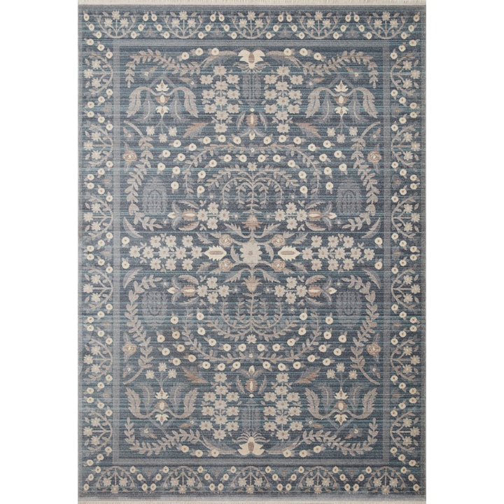 Rifle Paper Co. x Loloi Holland Blue 2'-7" x 8'-0" Runner Rug