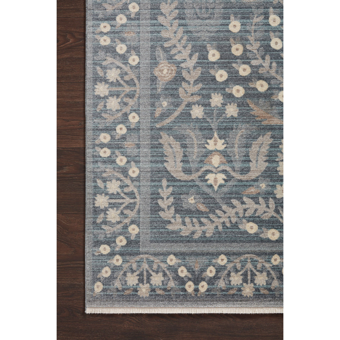 Rifle Paper Co. x Loloi Holland Blue 2'-7" x 8'-0" Runner Rug