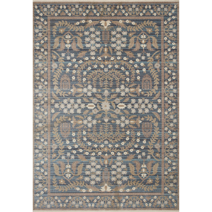 Rifle Paper Co. x Loloi Holland Navy 2'-7" x 9'-6" Runner Rug