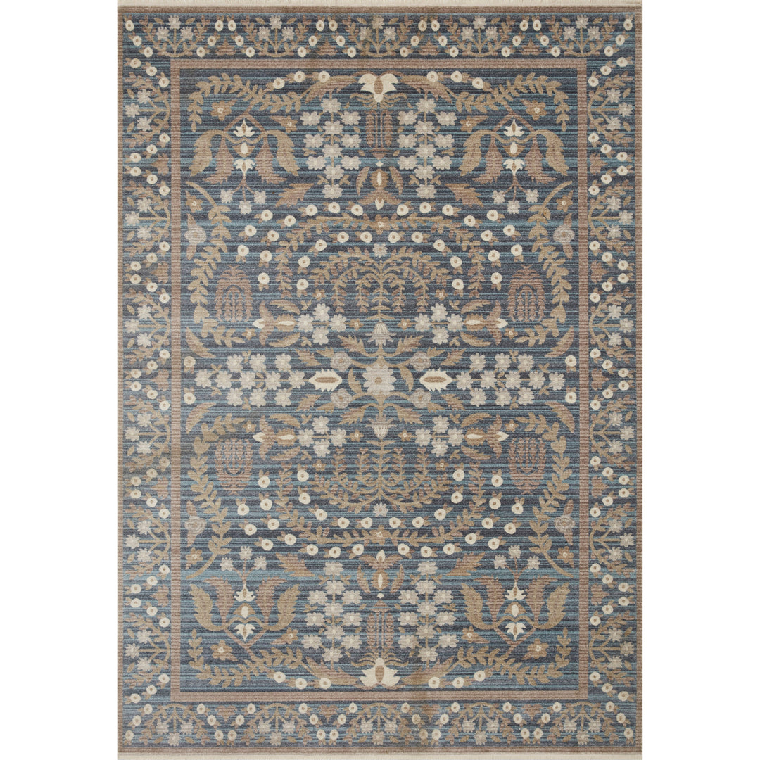 Rifle Paper Co. x Loloi Holland Navy 2'-3" x 3'-9" Accent Rug