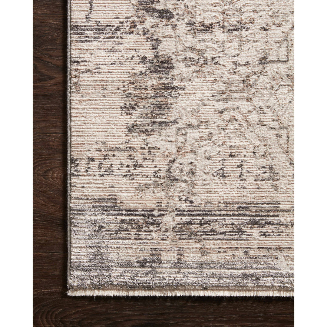 Loloi Homage Graphite / Beige 18" x 18" Sample Rug