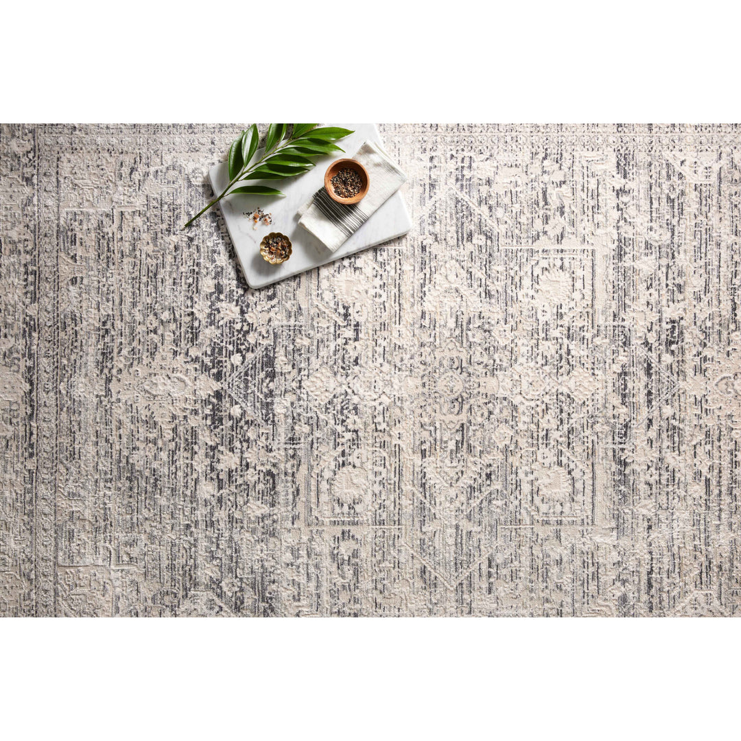 Loloi Homage Ivory / Grey 18" x 18" Sample Rug