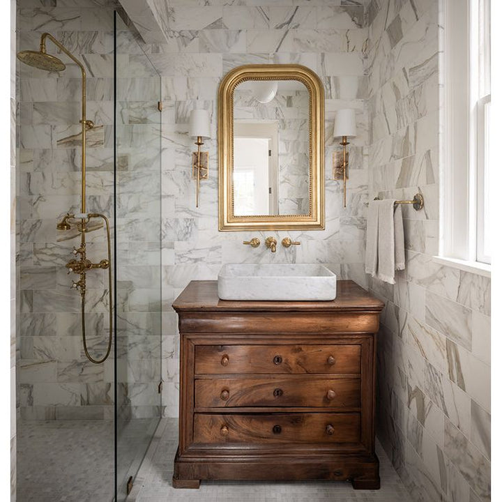 Waverly - Gold Leaf Wood Mirror