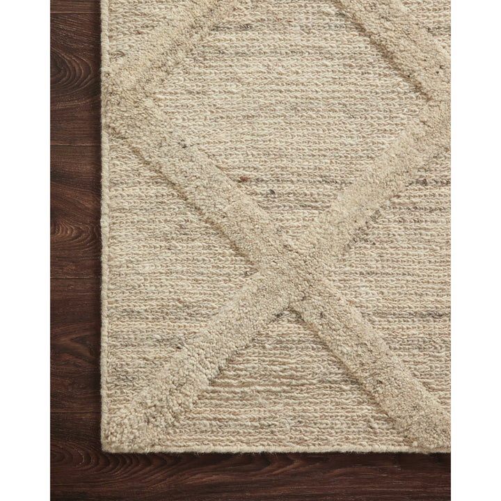 Magnolia Home By Joanna Gaines x Loloi Hunter Oatmeal 3'-6" x 5'-6" Accent Rug