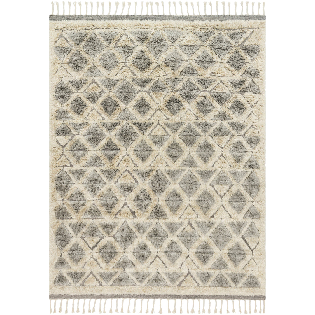 Loloi Hygge Smoke / Taupe 5'-6" x 8'-6" Area Rug