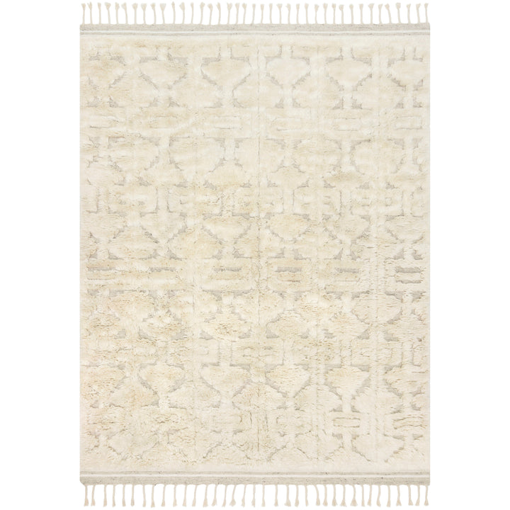 Loloi Hygge Oatmeal / Ivory 18" x 18" Sample Rug