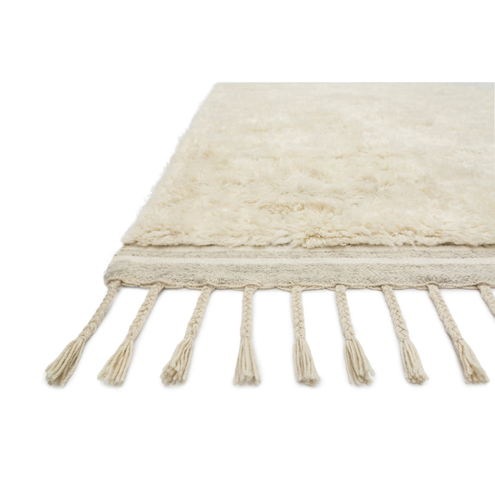 Loloi Hygge Oatmeal / Ivory 18" x 18" Sample Rug