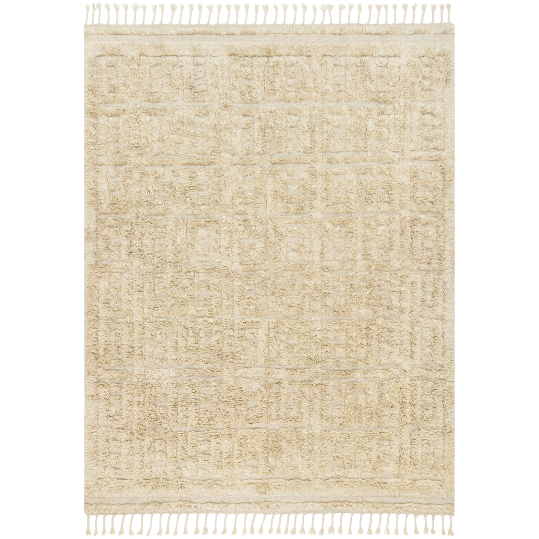 Loloi Hygge Oatmeal / Sand 4'-0" x 6'-0" Accent Rug