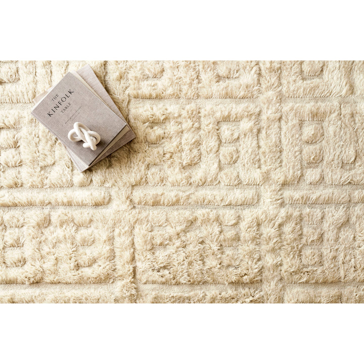 Loloi Hygge Oatmeal / Sand 4'-0" x 6'-0" Accent Rug