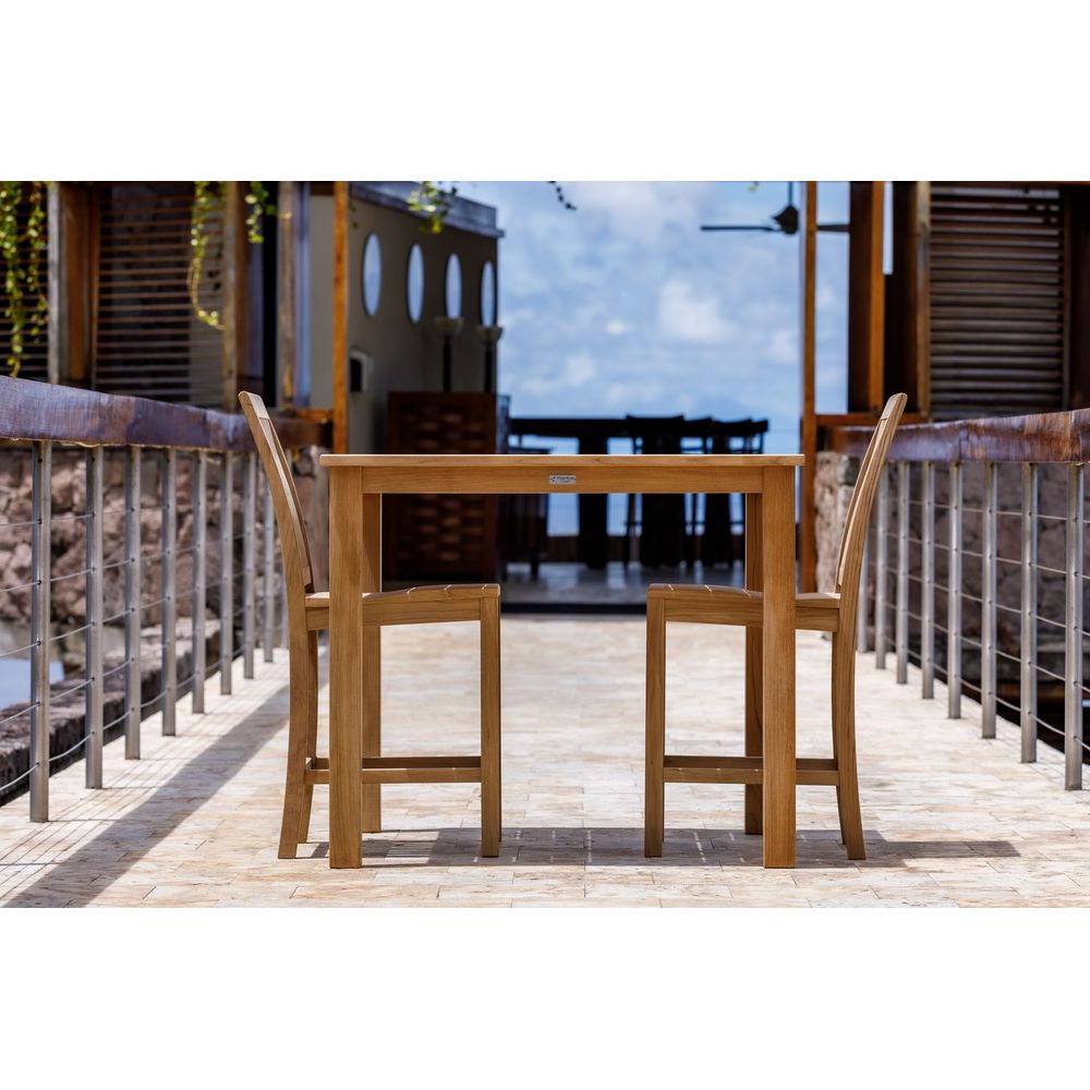 Outdoor Bar Tables Newport 42" Square Counter Height Table