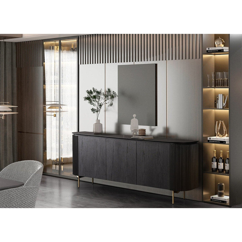 Heidi Buffet-Whiteline Modern Living-WHITELINE-SB1842-BLK-Sideboards & Credenzas-2-France and Son