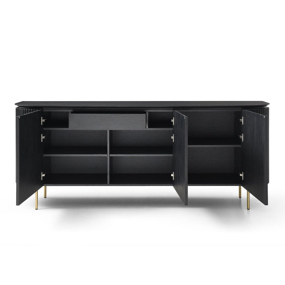 Heidi Buffet-Whiteline Modern Living-WHITELINE-SB1842-BLK-Sideboards & Credenzas-3-France and Son