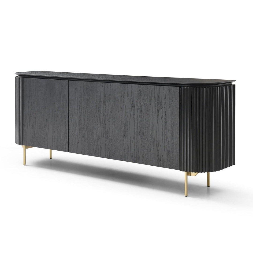 Heidi Buffet-Whiteline Modern Living-WHITELINE-SB1842-BLK-Sideboards & Credenzas-1-France and Son