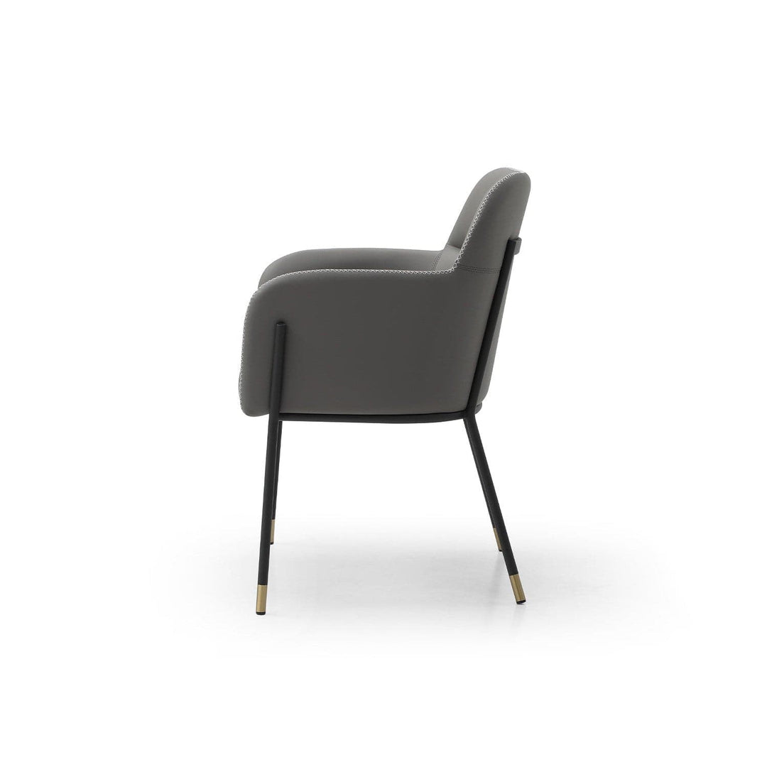 Heidi Dining Armchair-Whiteline Modern Living-WHITELINE-DAC1842-CAM-Dining ChairsCamel-6-France and Son