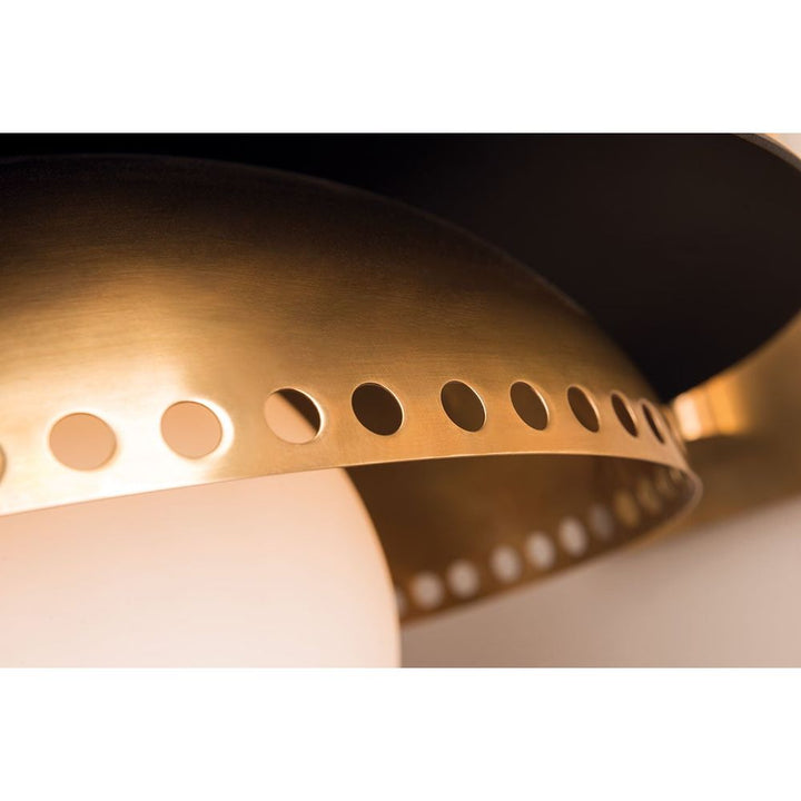 Herkimer 1 Light Wall Sconce Aged Brass