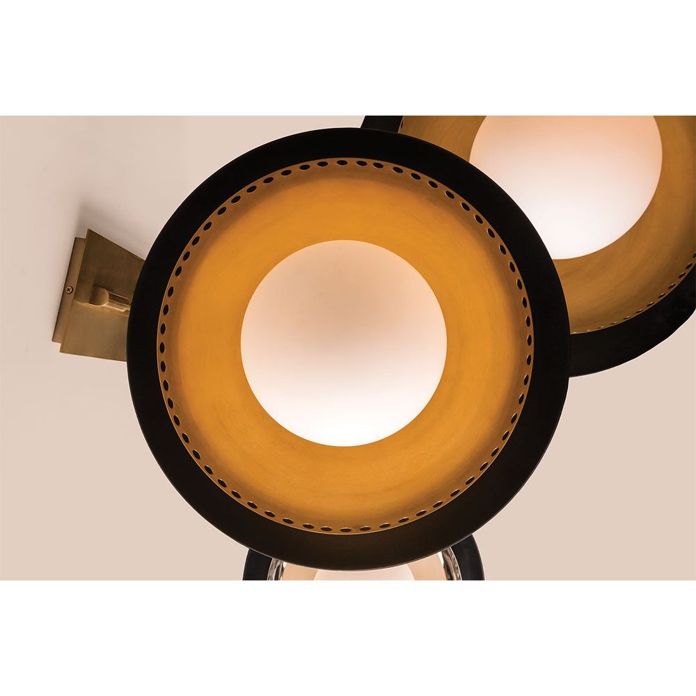 Herkimer 1 Light Wall Sconce Aged Brass