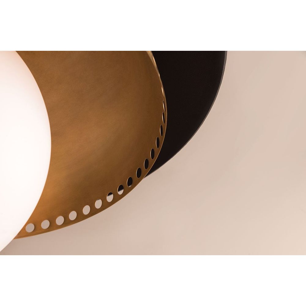 Herkimer 1 Light Wall Sconce Aged Brass