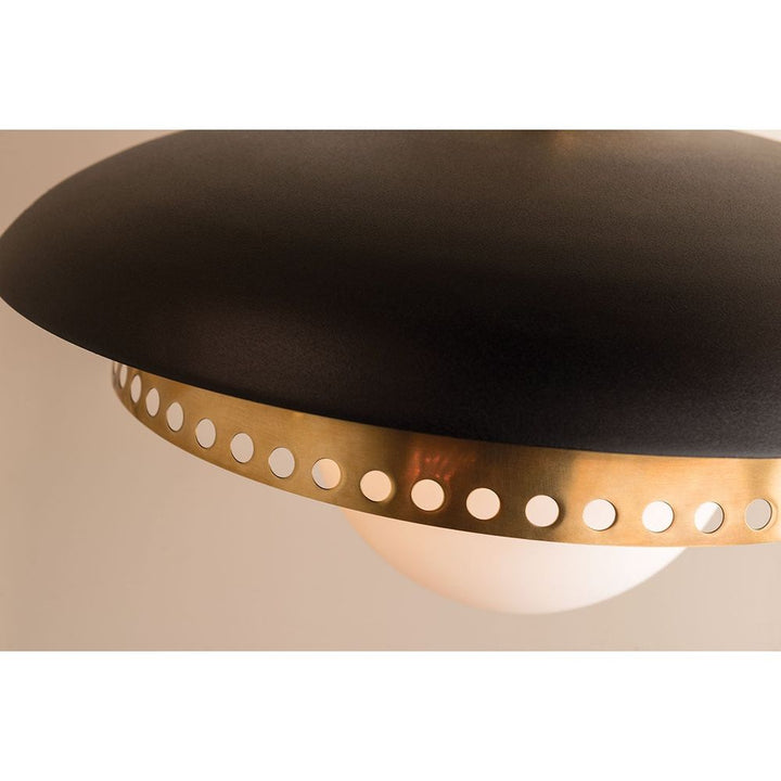 Herkimer 1 Light Wall Sconce Aged Brass