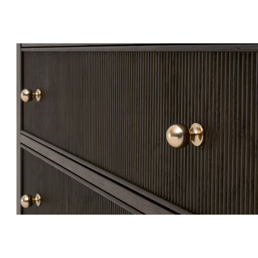Highland Open Shelf 2-Drawer Nightstand