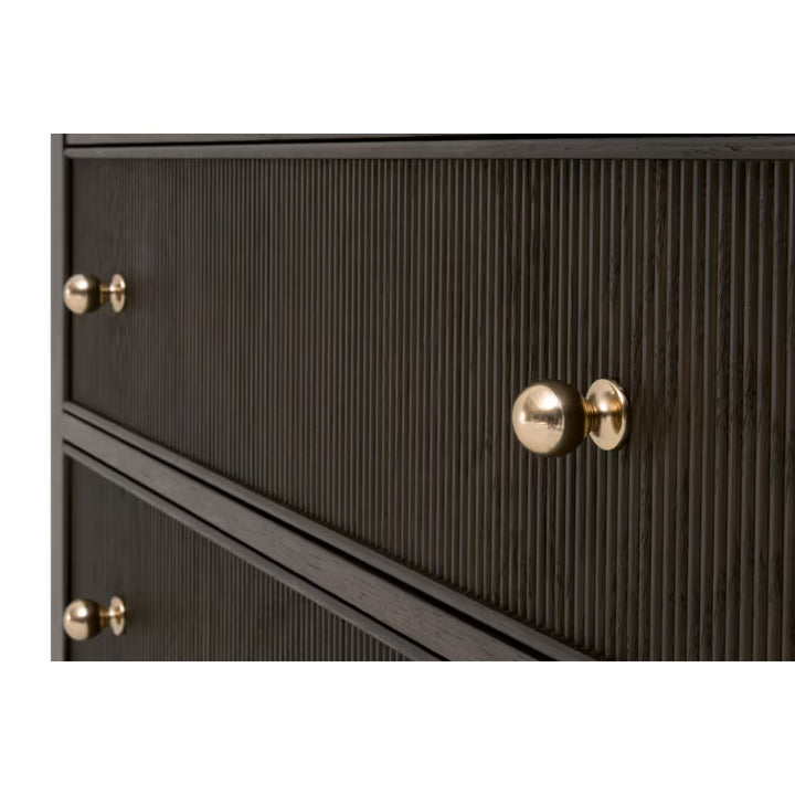 Highland Open Shelf 2-Drawer Nightstand