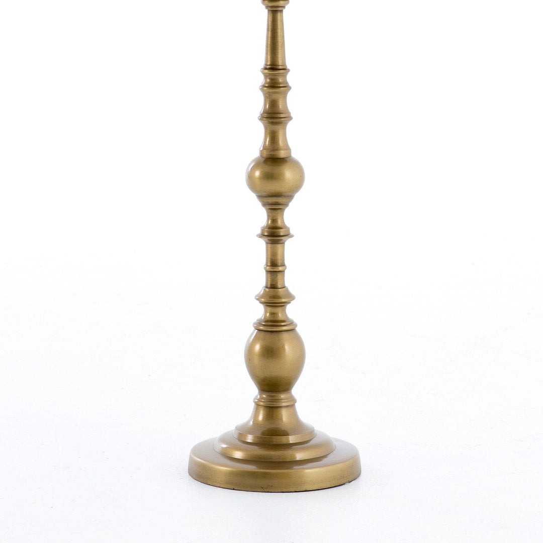 Ramsay End Table - Antique Brass Aluminum