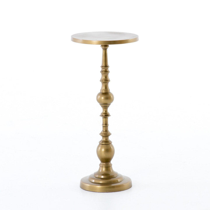 Ramsay End Table - Antique Brass Aluminum