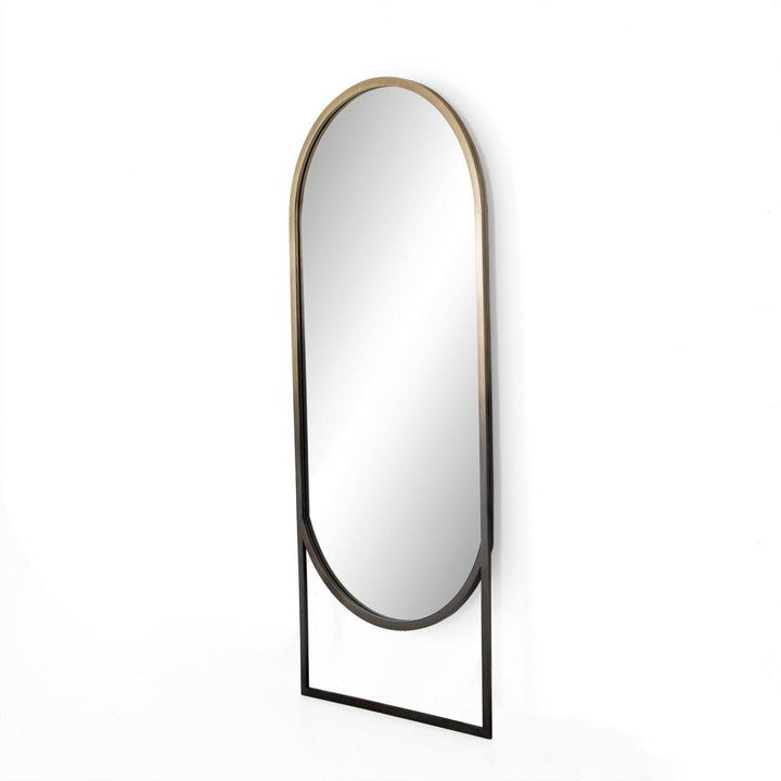 Westcott Floor Mirror - Ombre Brass