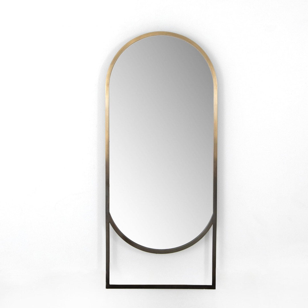 Westcott Floor Mirror - Ombre Brass