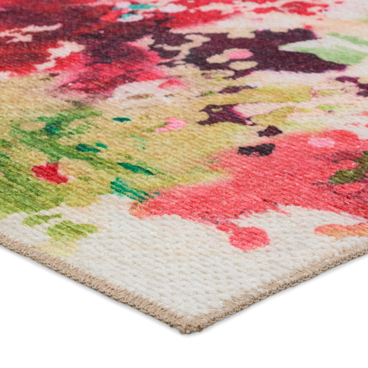 Vibe by Jaipur Living Rouge Indoor/Outdoor Floral Pink/ Multicolor Area Rug (4'2"X6')