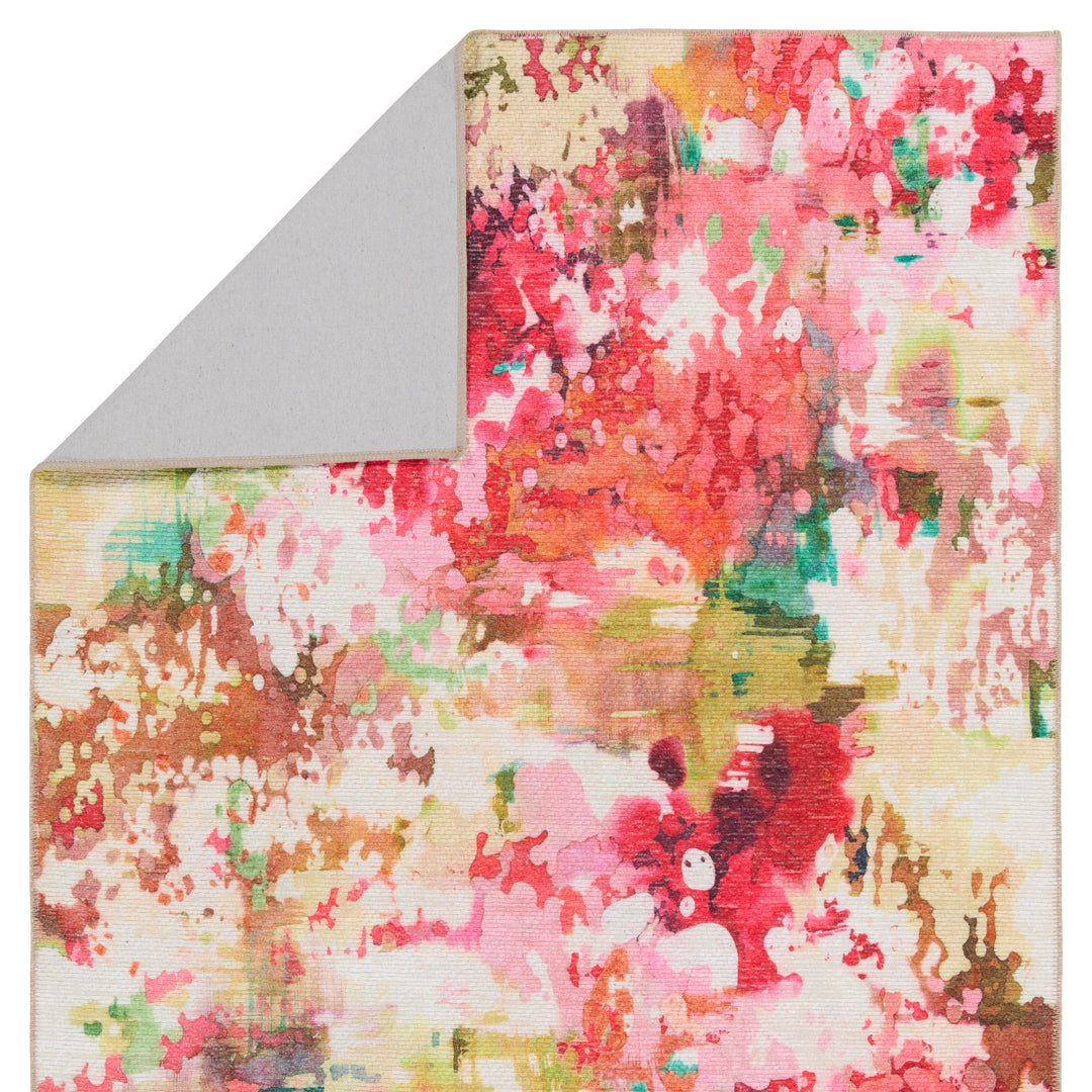 Vibe by Jaipur Living Rouge Indoor/Outdoor Floral Pink/ Multicolor Area Rug (4'2"X6')