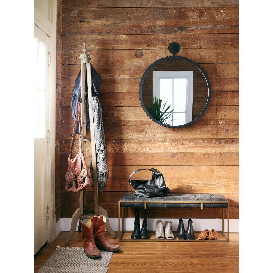 Brixton Large Mirror - Aged Bronze