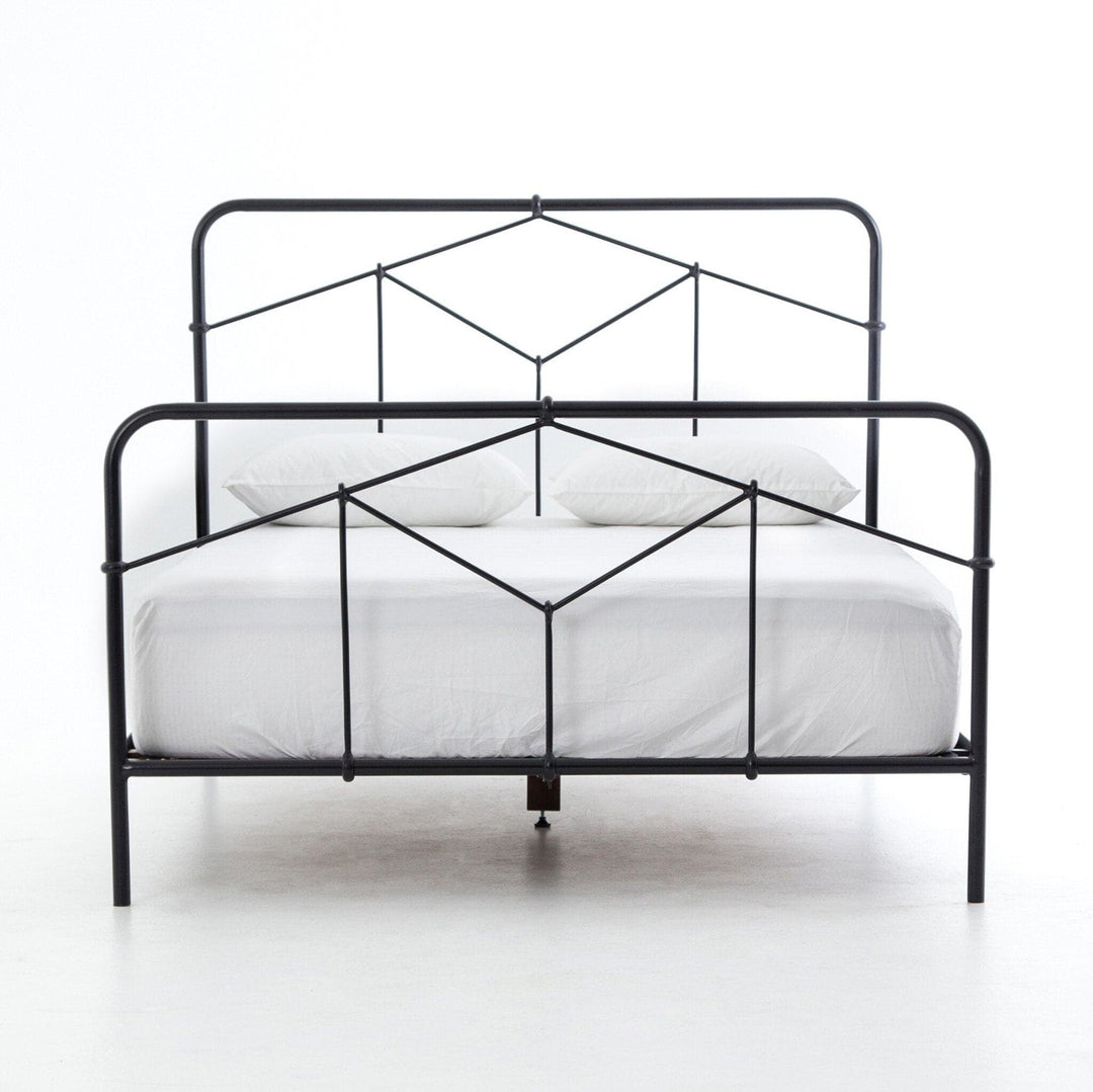 Alden Bed - Sandblasted Vintage Black- King