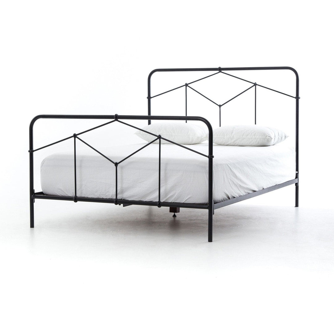 Alden Bed - Sandblasted Vintage Black- King