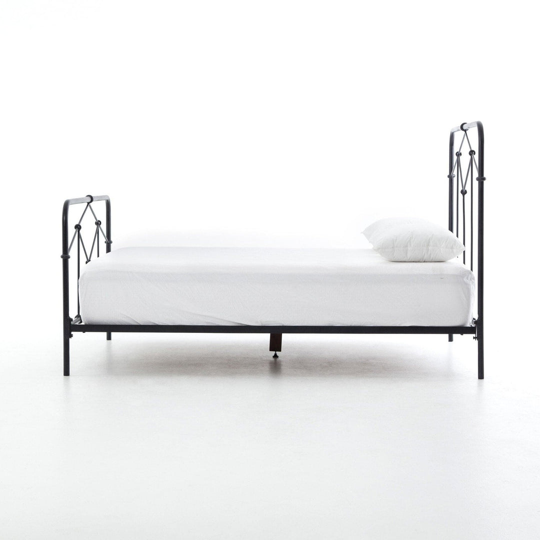 Alden Bed - Sandblasted Vintage Black- King