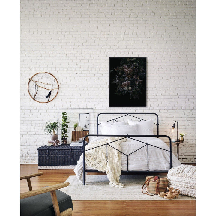 Alden Bed - Sandblasted Vintage Black - Queen