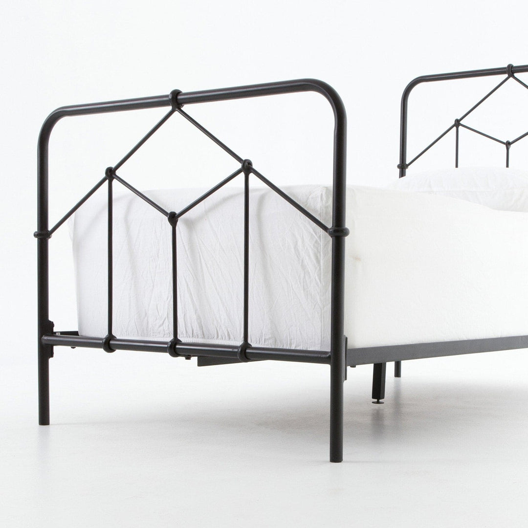 Alden Bed - Sandblasted Vintage Black - Twin