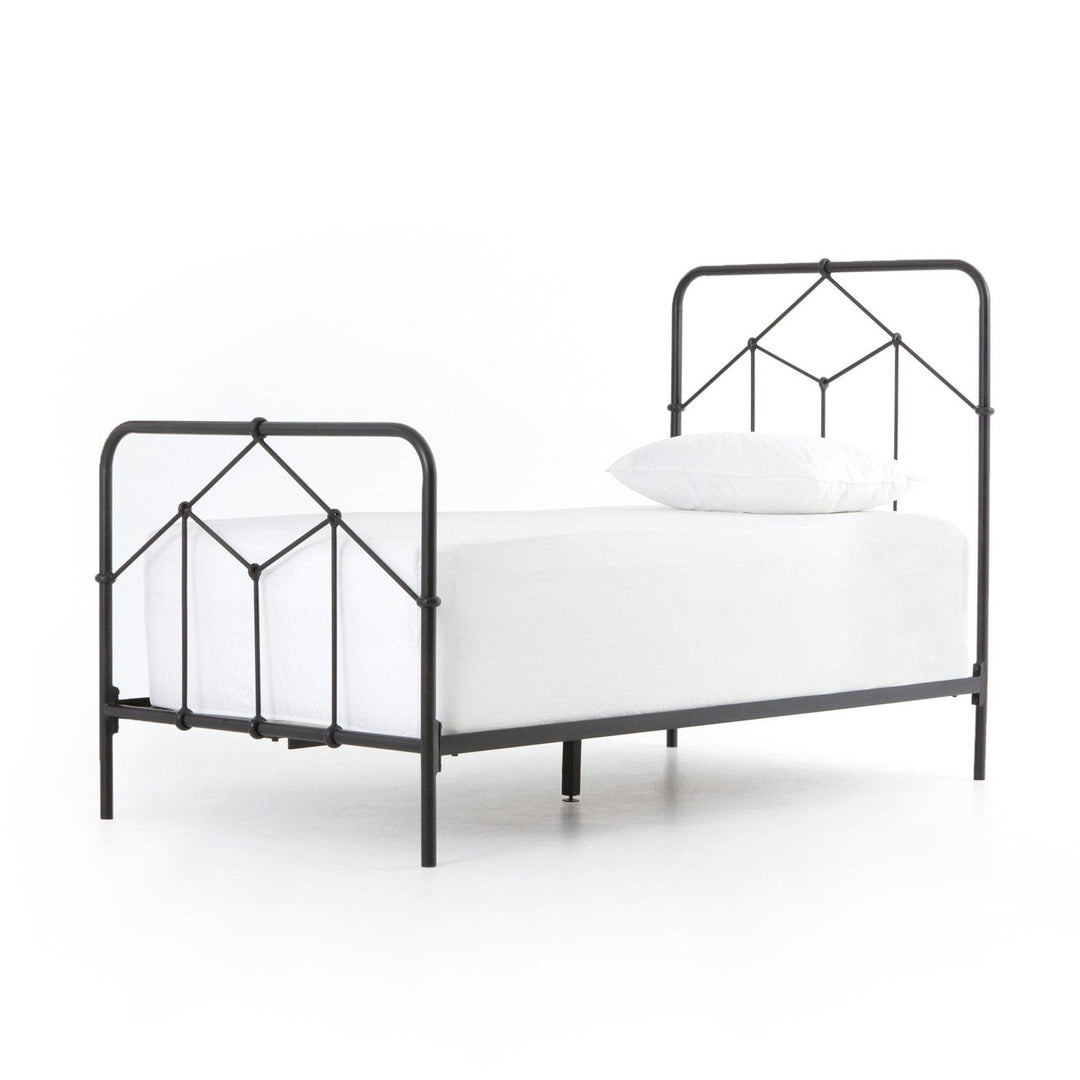 Alden Bed - Sandblasted Vintage Black - Twin