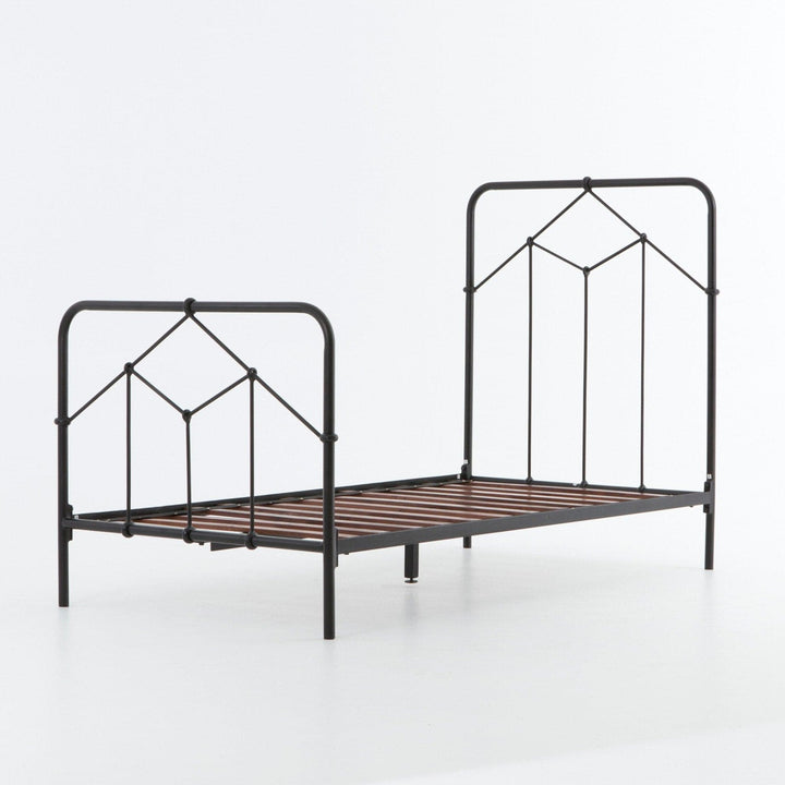 Alden Bed - Sandblasted Vintage Black - Twin