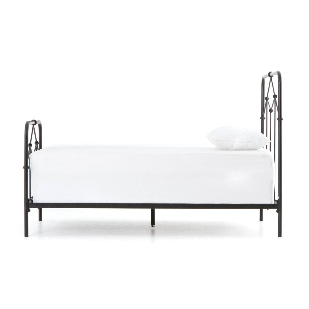 Alden Bed - Sandblasted Vintage Black - Twin