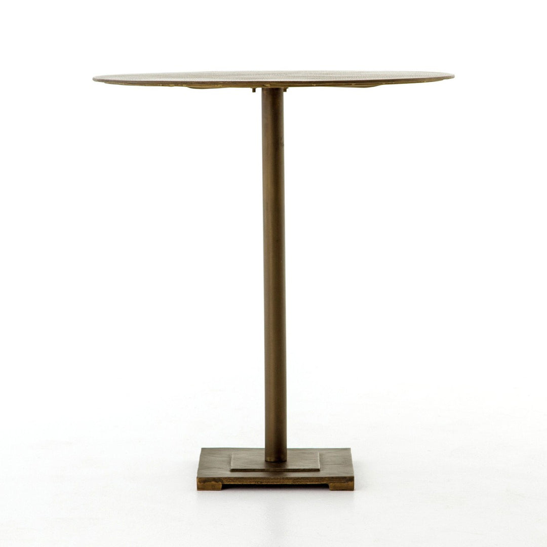 Whitby Counter Table - Acid Etched Aged Brass