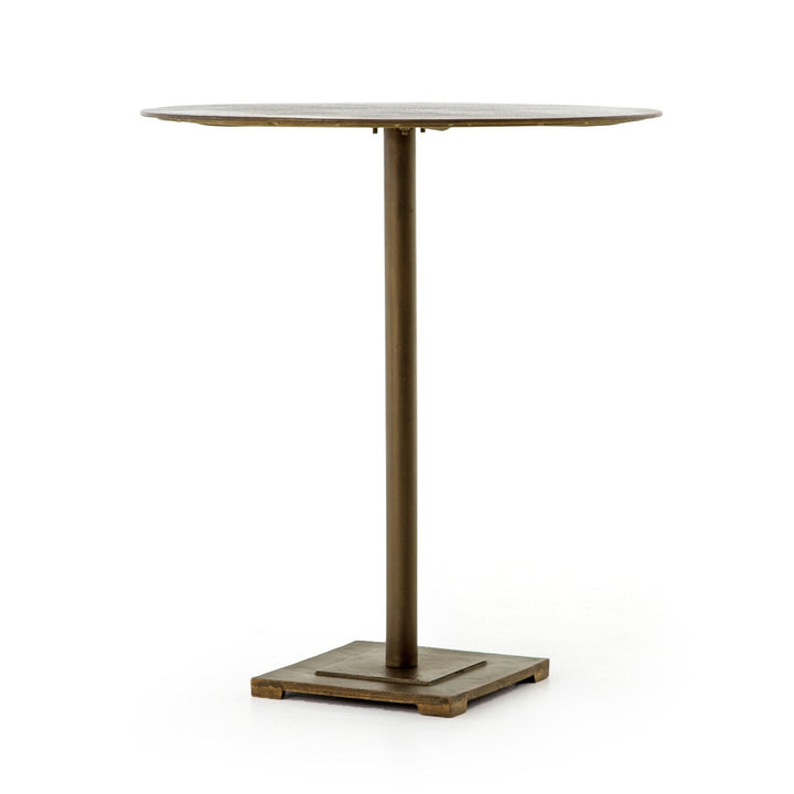 Whitby Counter Table - Acid Etched Aged Brass