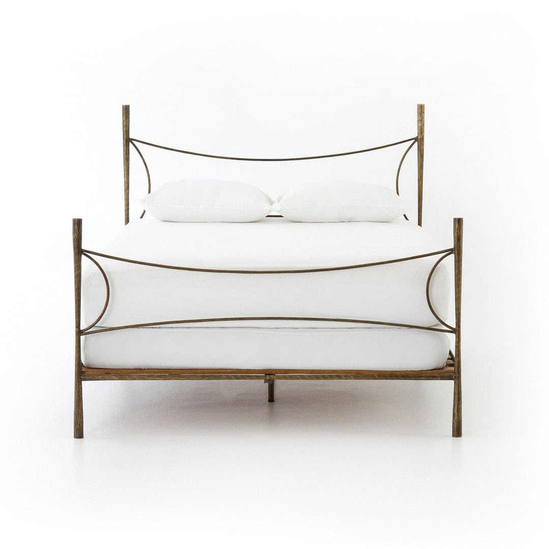 Alderwood Bed - Antique Brass - King