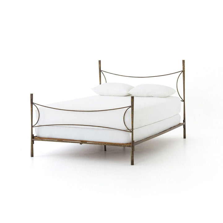 Alderwood Bed - Antique Brass - King